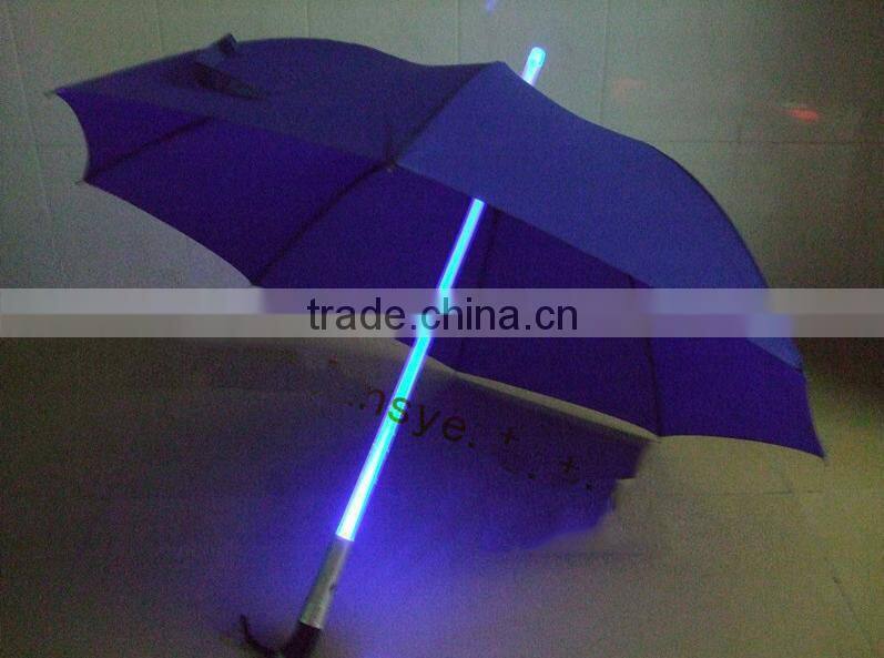 Colorful LED Lighting Umbrella with Torch