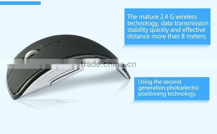 2.4Ghz foldable wireless optical keyboard mouse