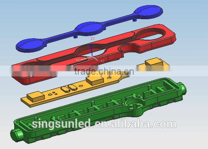New private mold 5050 smd led with lens 5050 led module