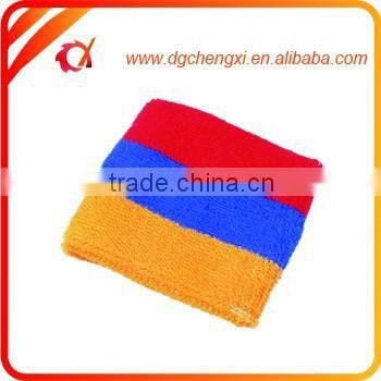Custom Logo Colorful Sport Wrist sweatband