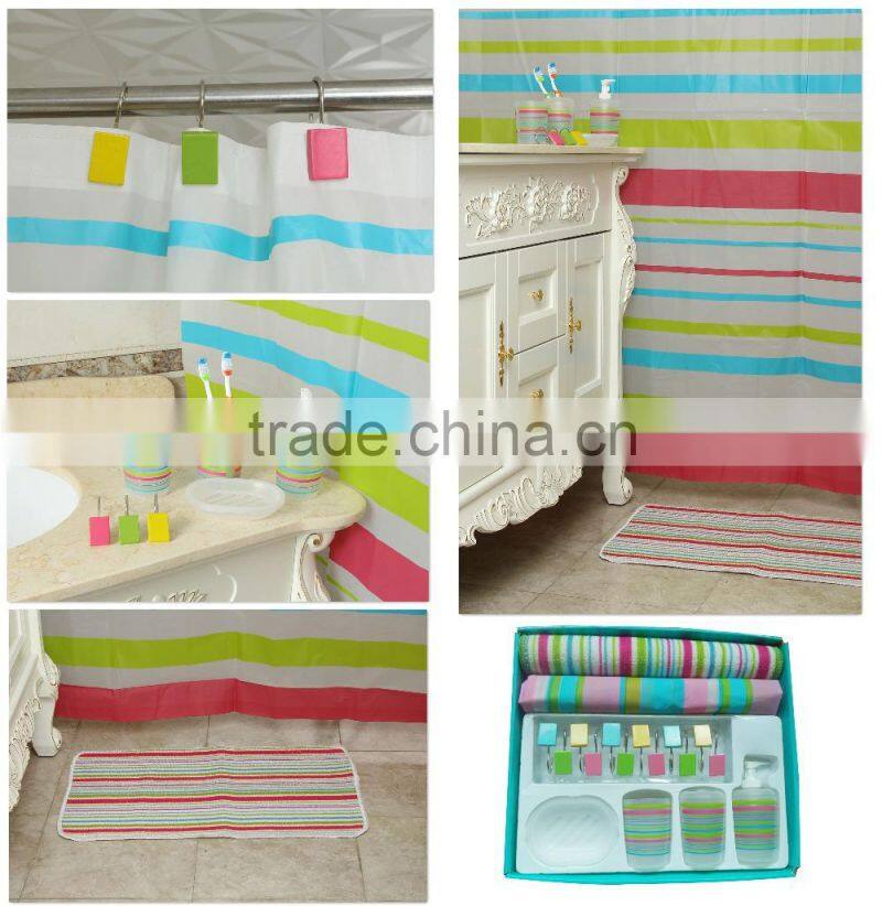 BATH plastic shower accessories sets