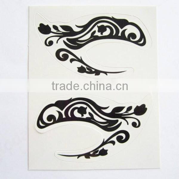 Custom fashion temporary makeup floral eye shadow stciker eyelids tattoo party eyes decoration sticker
