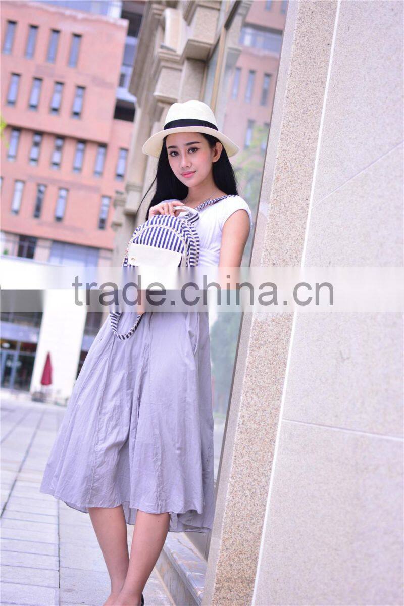 Fashionable folk women bags girls backpack