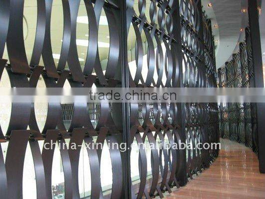 Decorative aluminum wall cladding material