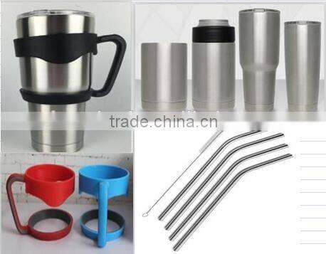 30oz Vacuum Insulated Stainless Steel Tumbler with non-spill slide splash lid