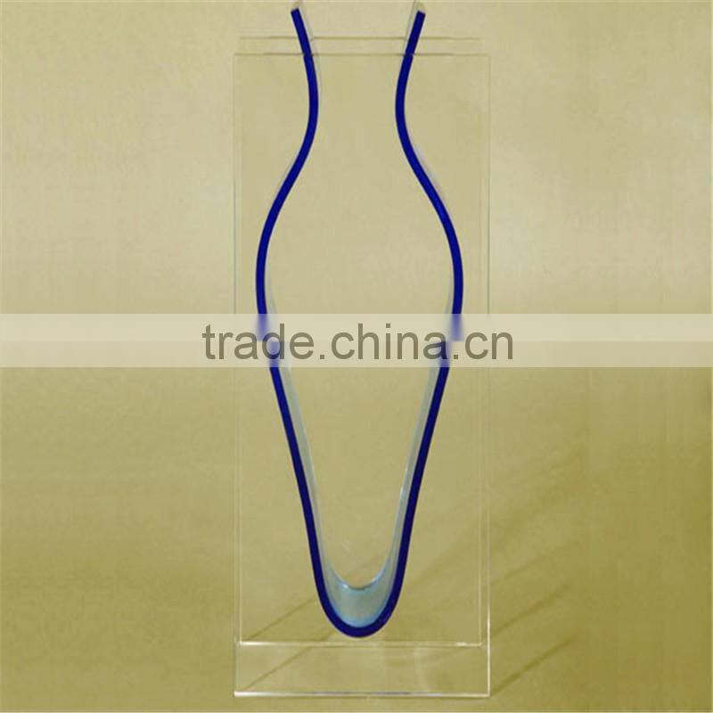 Vase large cone glass pottery