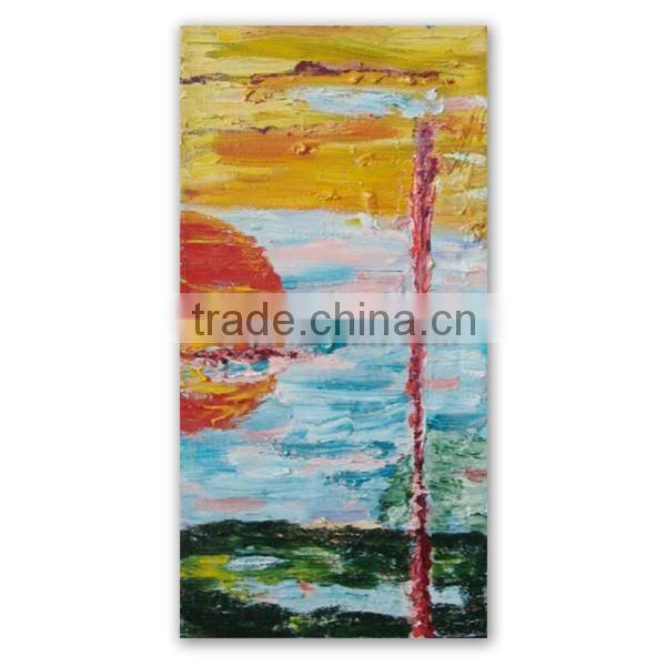 2016 Blue Abstract Painting Canvas Art for wall Decor Factory Sell #00008