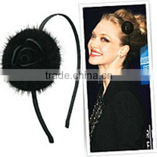 Mink Fur Hairpin