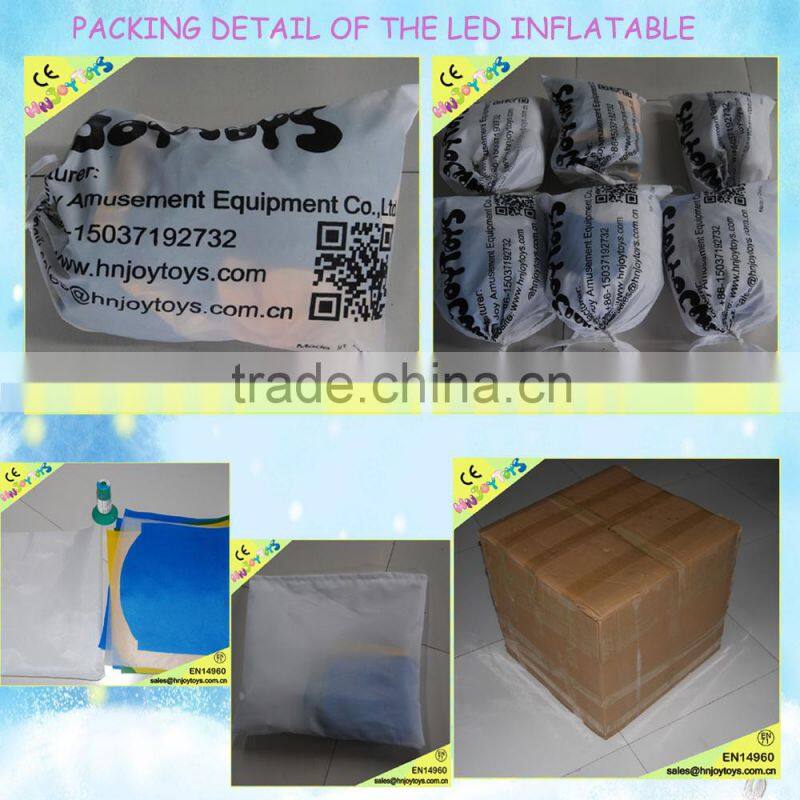 Beautiful inflatable lighting decoration, inflatable lighting tower