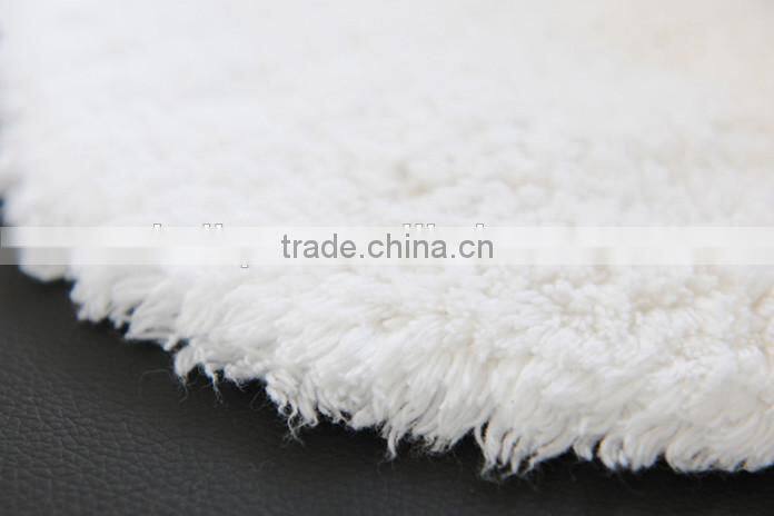 White Hotel Bath Rug Cotton Hand Make Rug