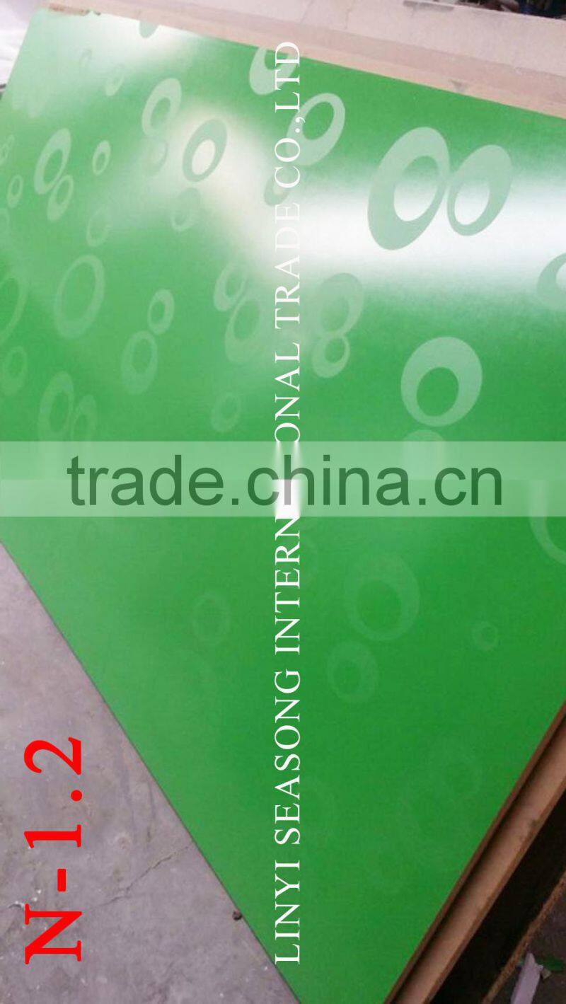 Beautiful 2015 new star design mdf slot board display board with aluminium bar