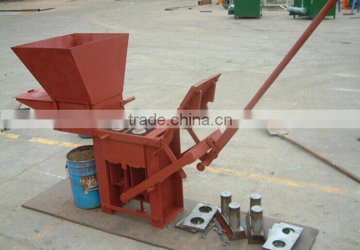 manual movable manual press brick making machine paver production