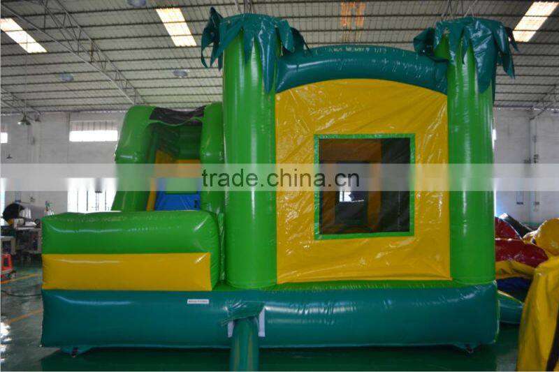 Selling popular mini green combo inflatable combo bouncer for children