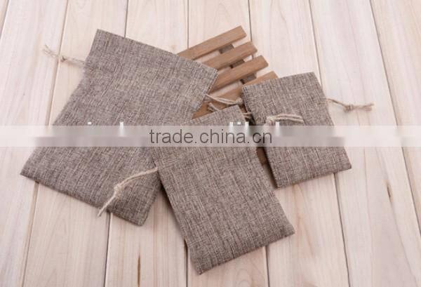 Alibaba express alibaba supplier wholesale cotton linen drawstring bag