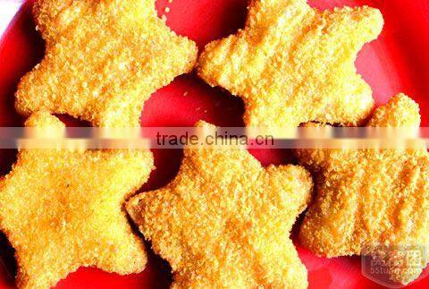 Chicken nuggets making and frying machine