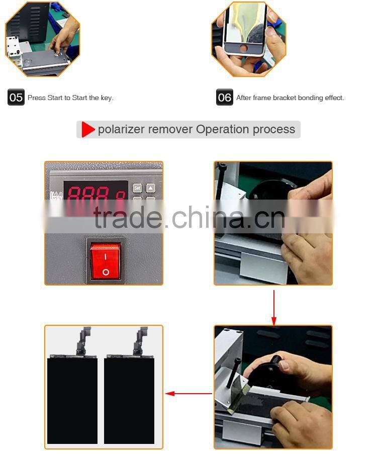 For Samsung & iPhone Screens LCD Repair Machine With Independent Polarizer Remover