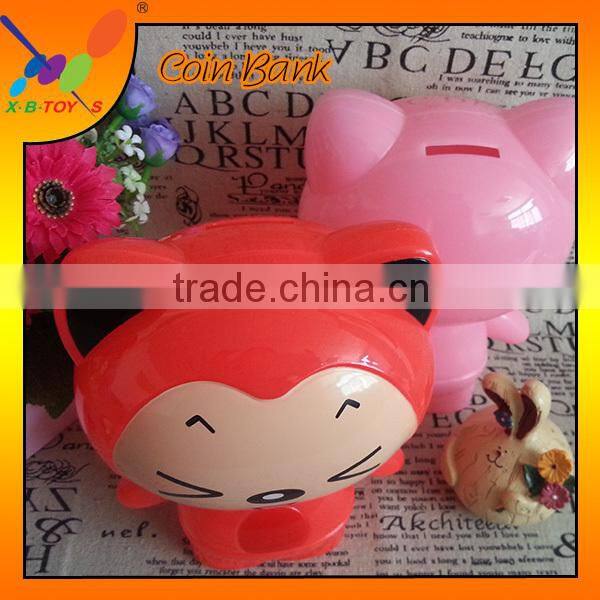 Lovely cartoon Money Box for kids, New design Coin Bank, Plastic Money Saving Box for Children.