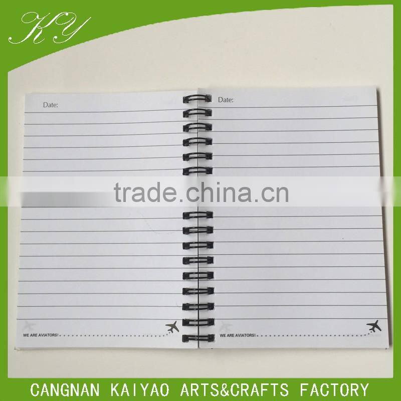 2016 Hot Sales Cheap school exercise book sprial notebook with fast delivery time