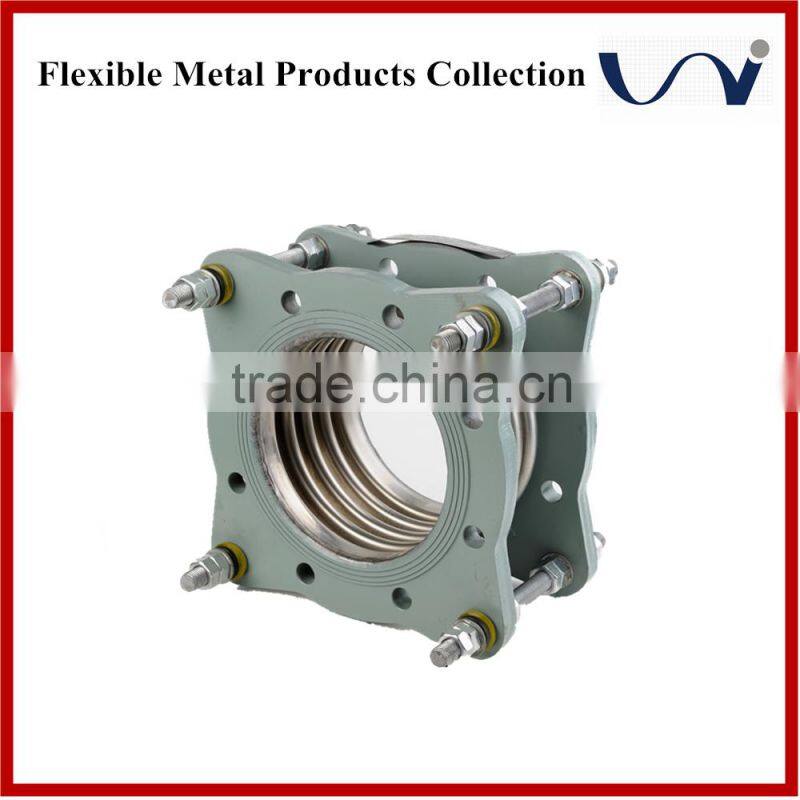 Flange type bellows pipe expansion joints connector
