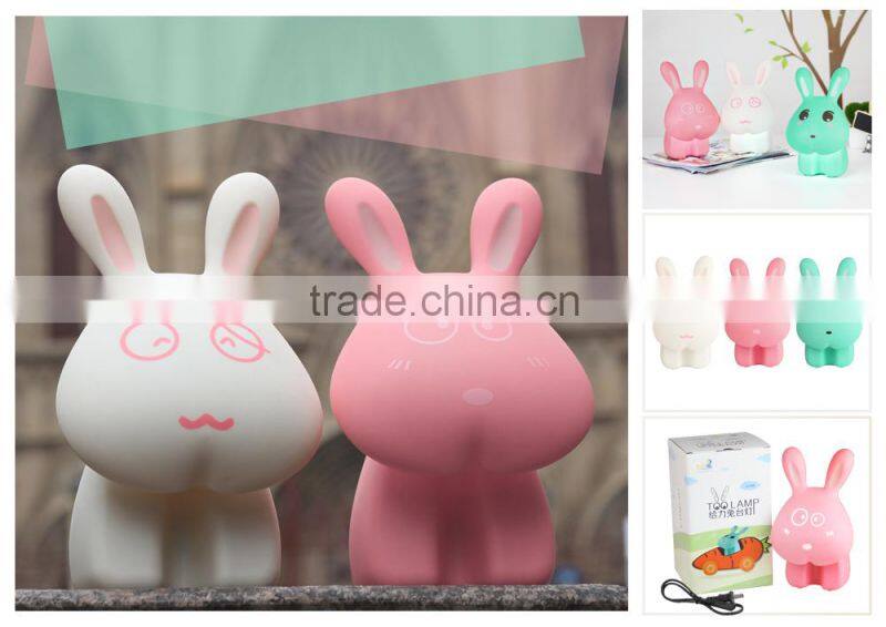 Home goods pretty portable mini rabbit battery led clamp folding desk lamp