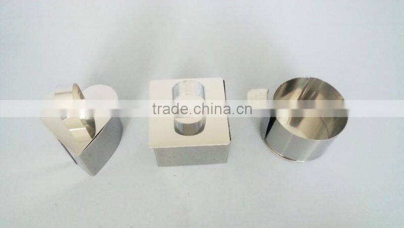 Seamless Stainless stell square shape mousse mould cake mould