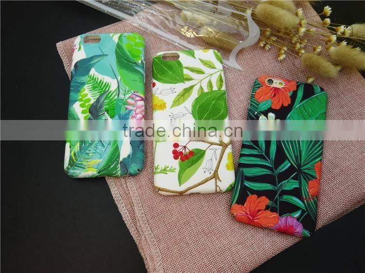 Drawing painting Jungles design hard pc case for iphone 6 6s 7 7 plus