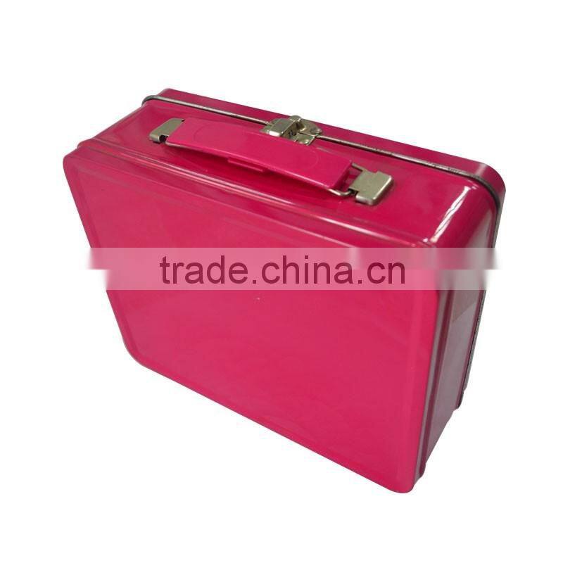 wholesale elegant handbag shaped tin box/handbag samll rectangular custom tin lunch box