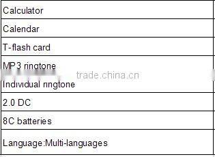 2.4'' Feature Mobile Phone with Torch Light,support T-flash card Feature Mobile Phone