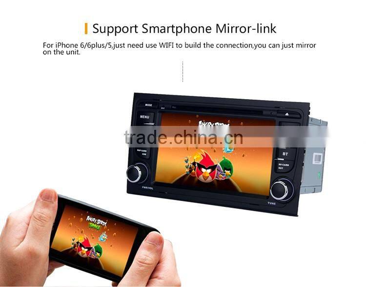 7 Inch 2 din USB flash drive car dvd player with GPS for audi