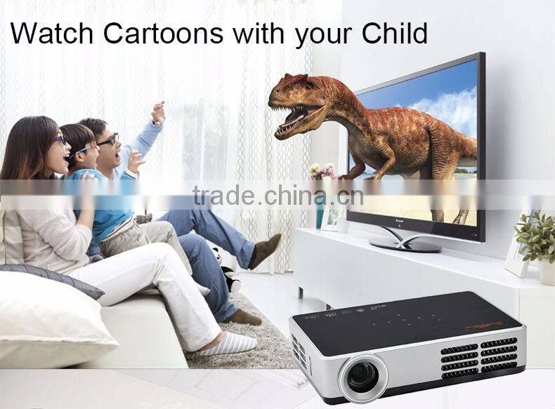 2016 Latest Full HD 3D LED Projector Android Mini Pocket Projector