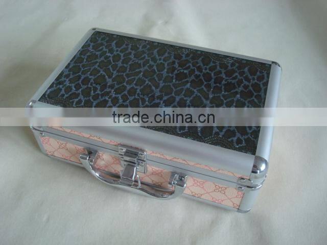 aluminum cosmetic box jewelry case beauty bag