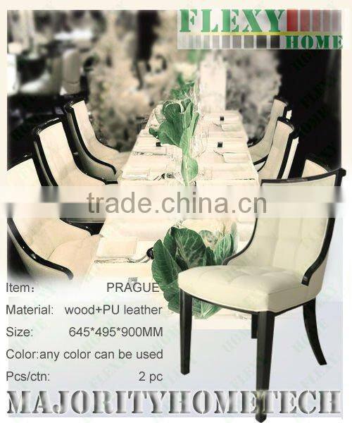 Hotel wooden restaurant chair Modern