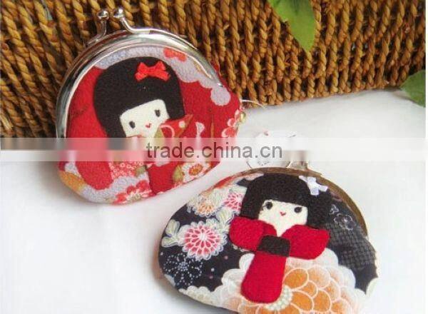 2014 Fashion Japanese Style Girl Lucky Cat Women Coin Wallet Wholesale ZTMZ-CW007