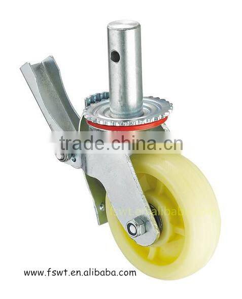 Heavy Duty Long Stem Scaffolding Nylon Caster Wheel