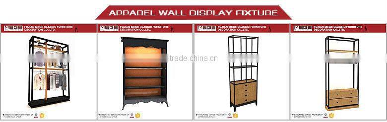 custom accessories metal display rack for clothes store