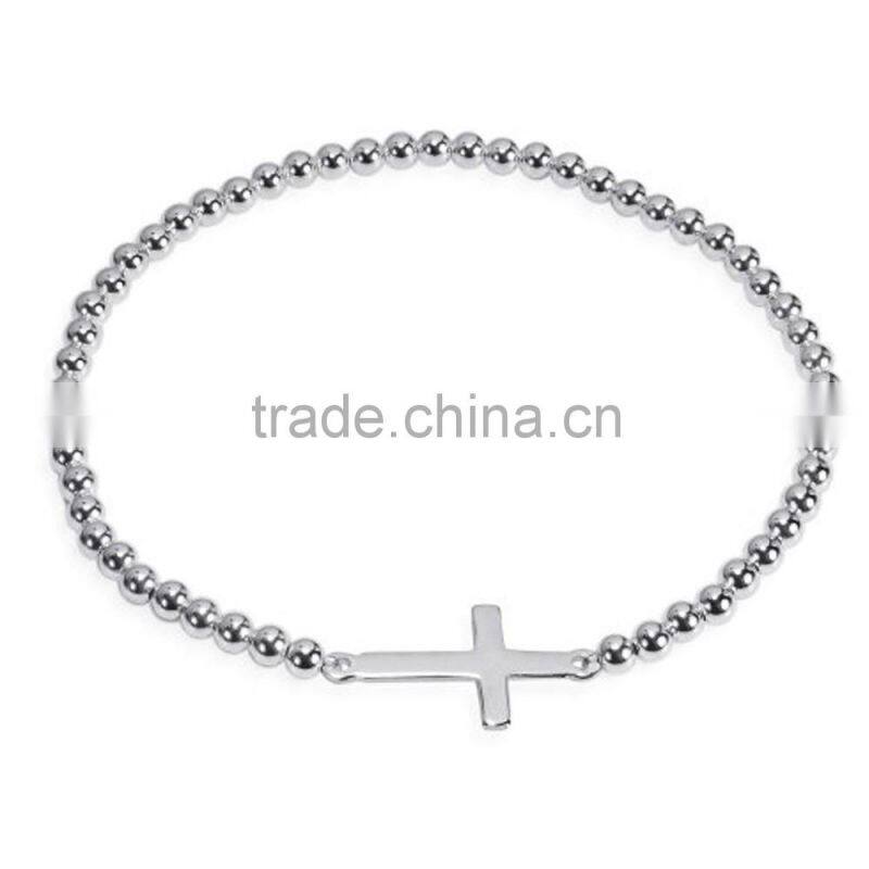 Factory direct gold plated jesus piece bracelets, I love jesus bracelets (QS-100)