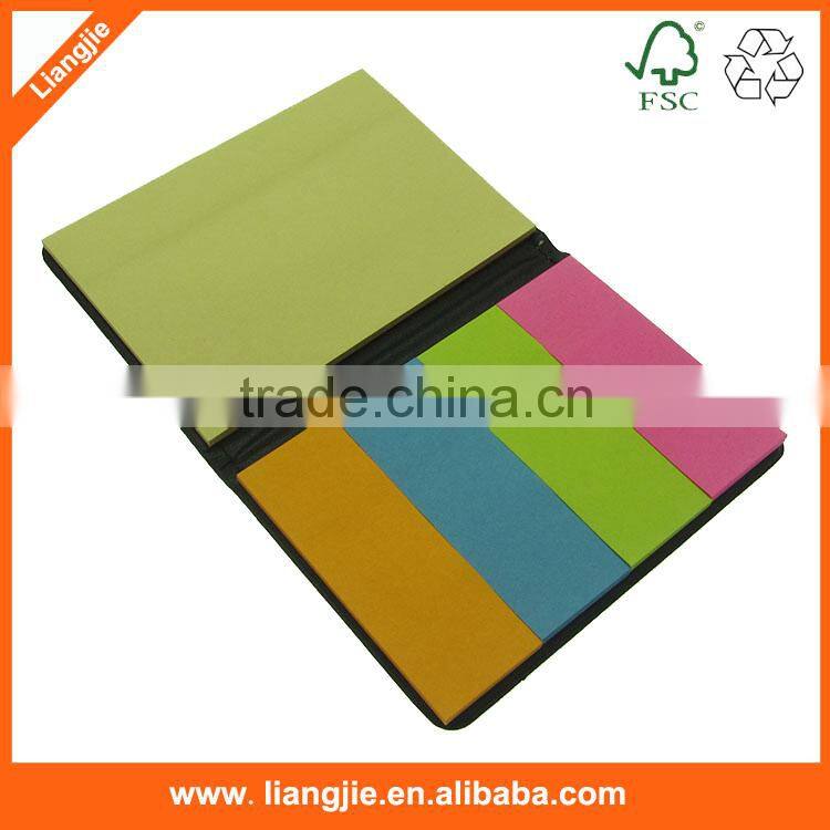 Colorful PET remover sticky notes with back board