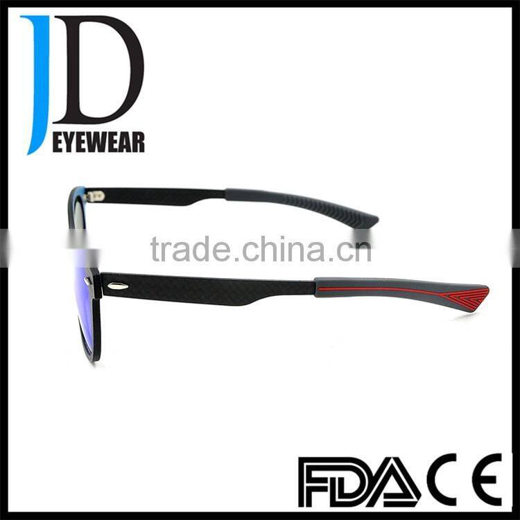 New Design Square Shape 100% Handmade Carbon Fiber Sunglasses with Customized Logo