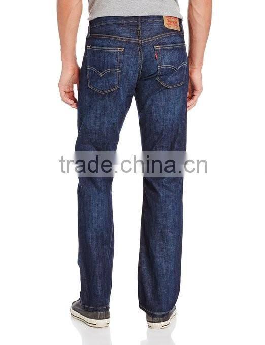 Wholesale Men's Top branded classic 100% cotton straight jeans pants