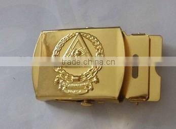gold plated buckle,metal buckle,custom metal belt buckle,Military belt buckle