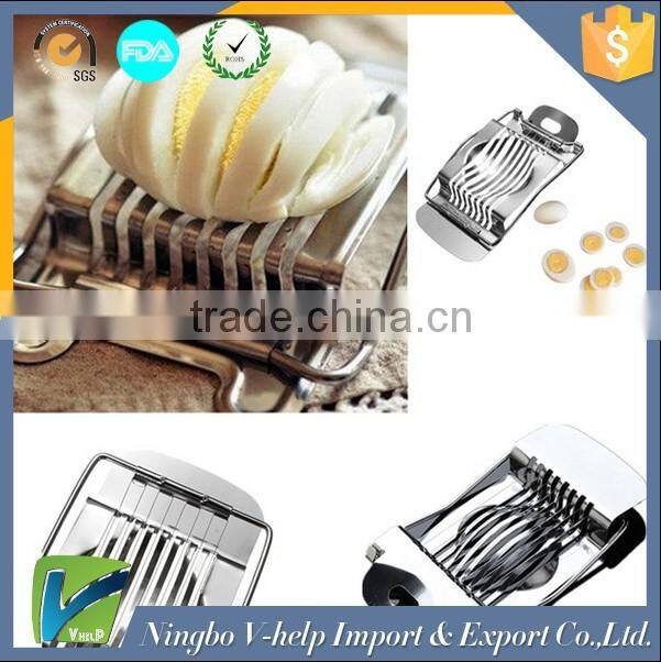 2016 stainless steel egg slicer kitchen tool