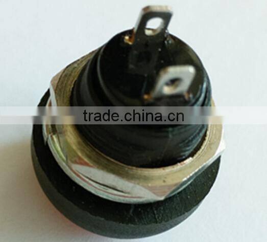 black momentary round waterproof plastic push button switch price PBS-33B