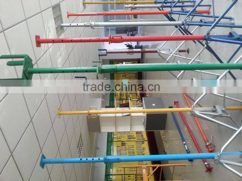 Adjustable metal post shore prop