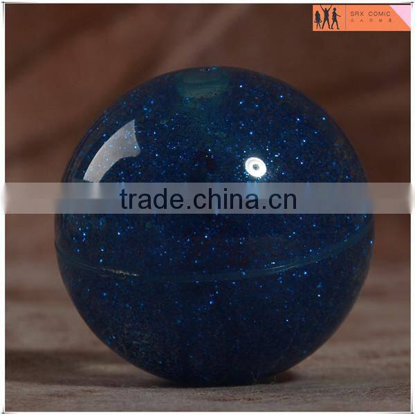 custom blue soldier glittery rubber toys bouncy ball,custom high quality bouncy ball,OEM custom bouncy ball toys manufacturer