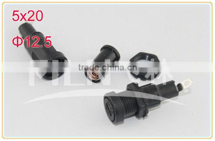 black bakelite R3-11 automotive fuse holder for 5*20mm fuse
