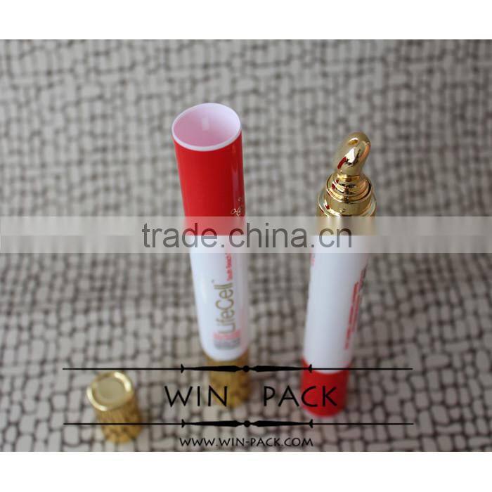 5/10/15ML,metal head plastic tube bottle for eye ,cosmetic bottle for women,skin care cosmetic bottle.