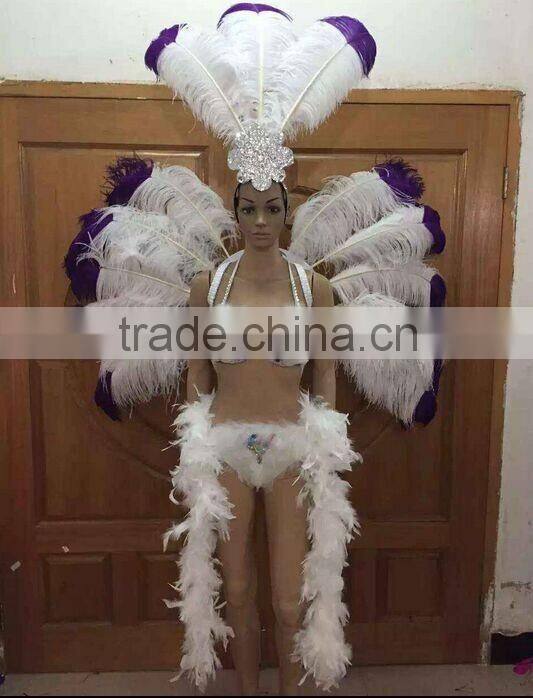 2016 white samba costume/sexy samba costumes for sale