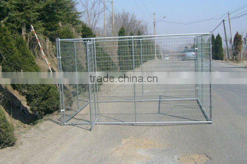 galvanized big outdoor dog cage