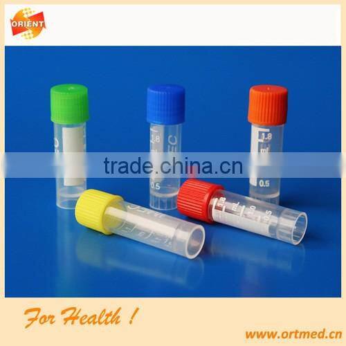 Hot sale Lab medical plastic Freezing Cryo tube