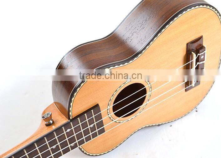 21 " China factory wholesale price high quality solid cedar ukulele (330S-21)